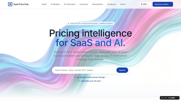 SaaS Price Hub