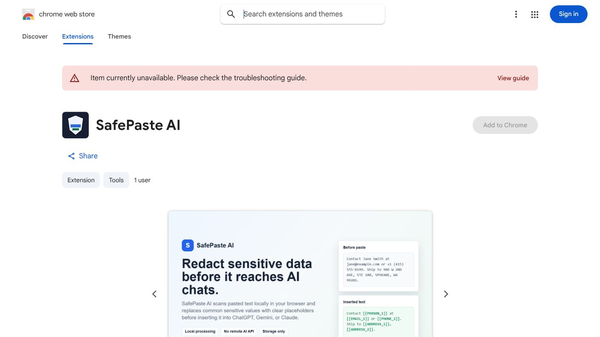 SafePaste AI