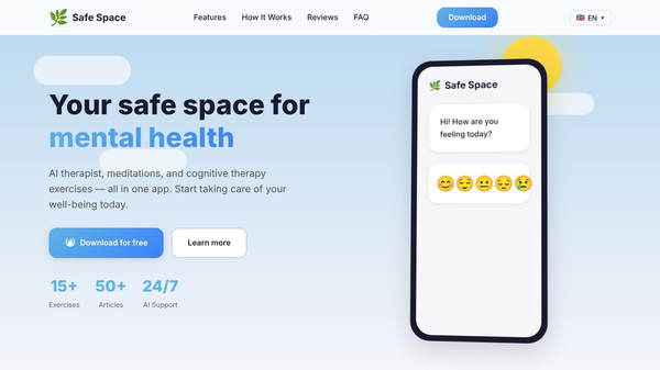 SafeSpace - Mental Health App