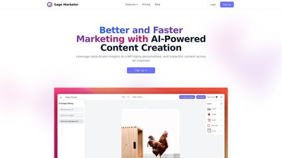 Sage Marketer Data-Driven AI Content Generation