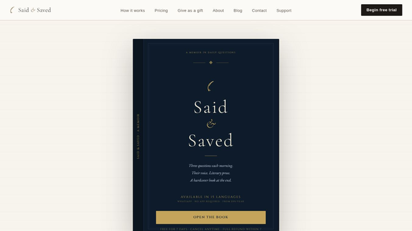 Said & Saved