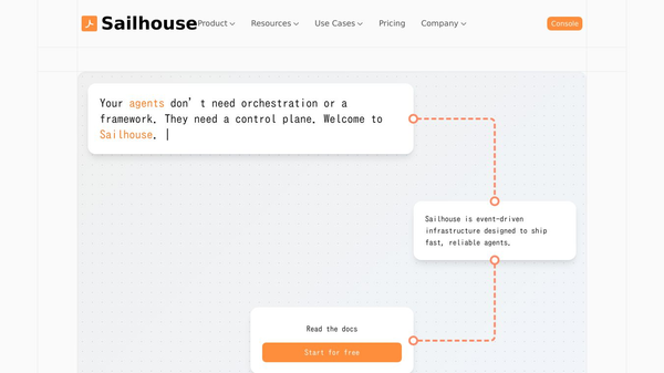 Sailhouse - Agent Control Plane
