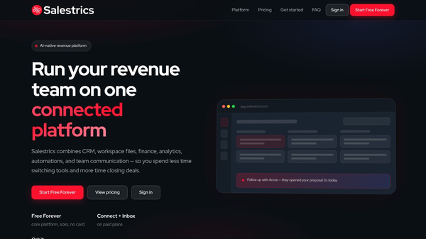 Salestrics Resolve Beta