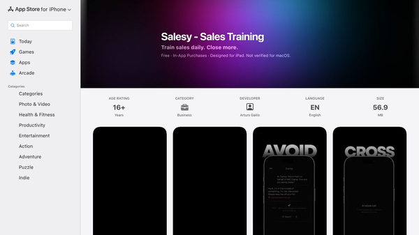 Salesy: AI Sales Roleplay