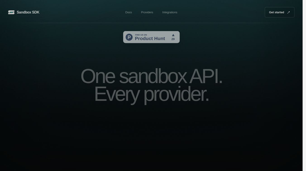 Sandbox SDK