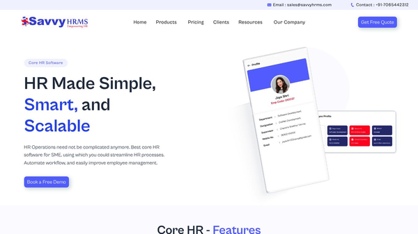 Savvy HRMS | HR & Payroll Software