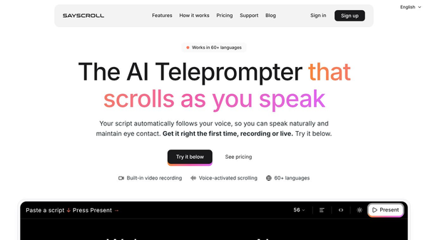 Sayscroll