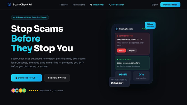 ScamCheck AI - Scam Detector