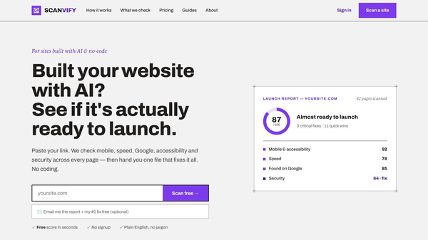 Scanvify