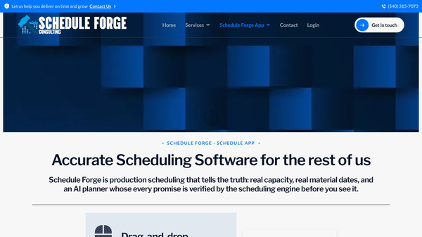 Schedule Forge