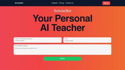 Scholarbot AI