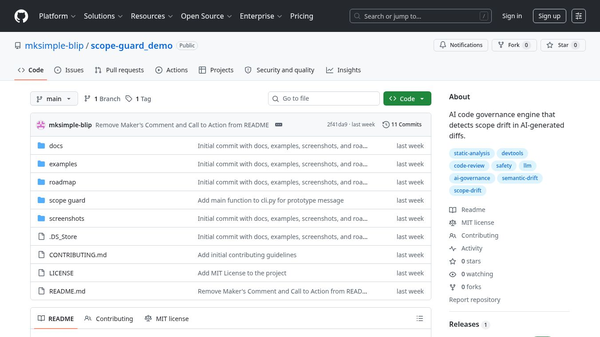 ScopeGuard — AI Code Governance