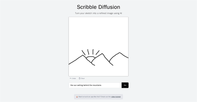 Scribble Diffusion