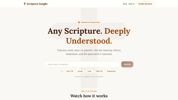 Scripture Insight