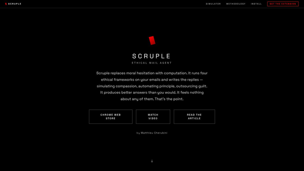 Scruple — Ethical Mail Agent