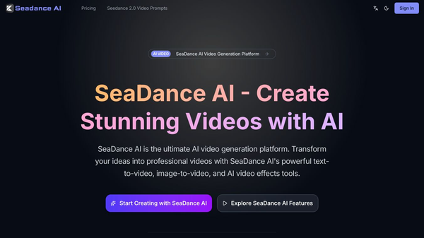 Seadance AI-Seedance 2.0