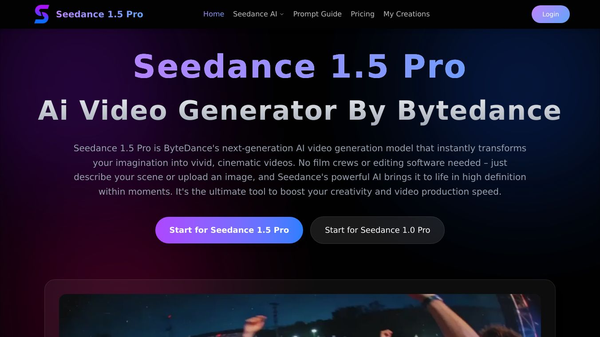 Seedance 1.5 Pro Ai Video Generator