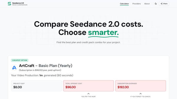 Seedance 2.0 Price Comparison