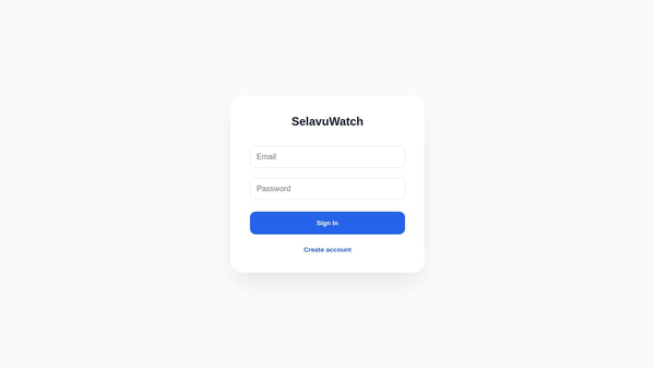 SelavuWatch