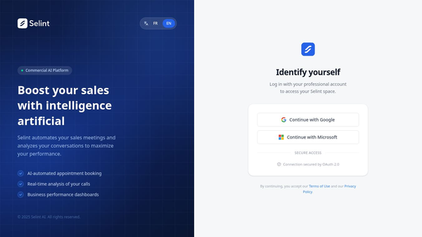 Selint - AI Co-Pilot for Sales Meetings