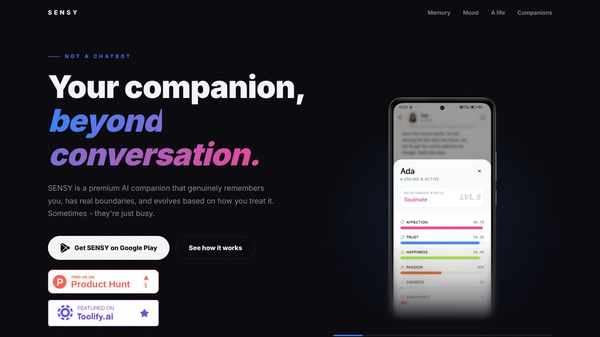 SENSY AI - Real AI Companion