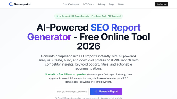 SEO Report AI