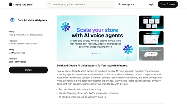 Sera AI Voice Agents