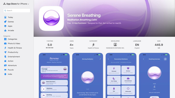 Serene Breathing -Calm, Sleep & Breathe