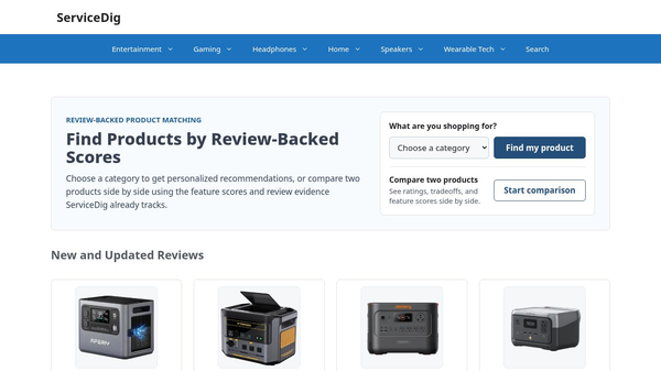 Servicedig - Product discovery
