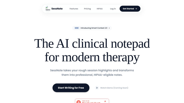 SessNote | Caelum Labs