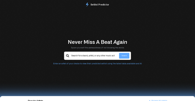 Setlist Predictor