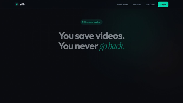 Sftir — Turn Your Feed into Your Edge