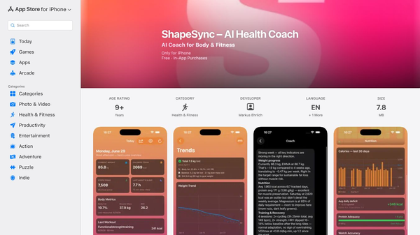 ShapeSync – AI Health Coach