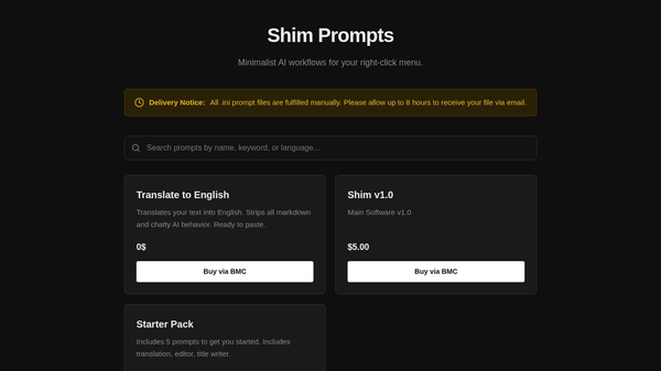 Shim: AI automation tool