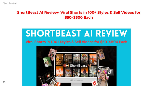 ShortBeast AI Review-100+Viral Shorts