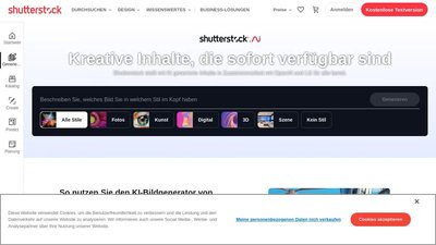 Shutterstock image generator