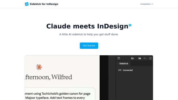 Sidekick for InDesign