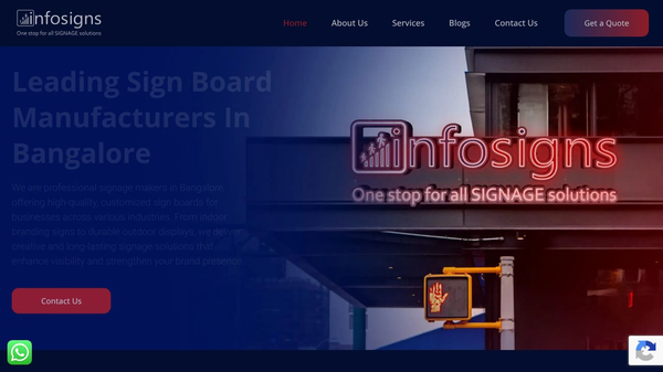 Sign Board Manufacturer in Bangalore