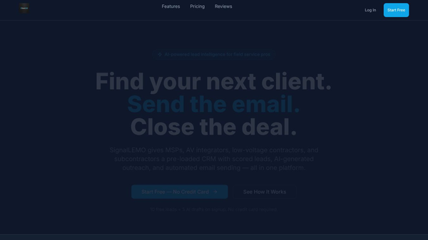 SignalLEMO - Ai Outreach Made Simple