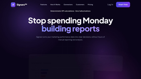 Signara AI Reporting Analyst