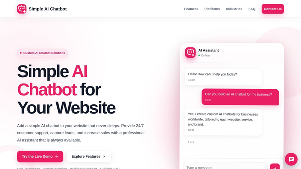 Simple AI Chatbot
