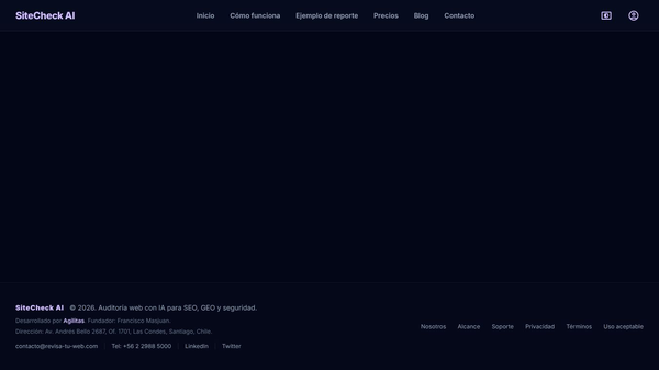 SiteCheck AI