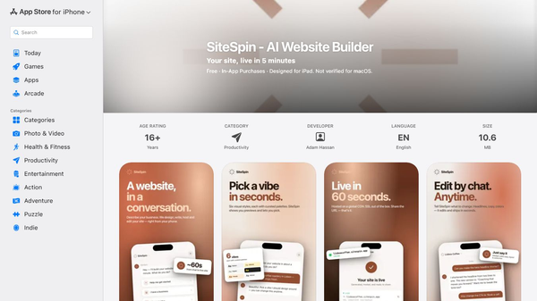 SiteSpin - AI Website Builder