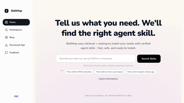 SkillMap: AI Skill manager
