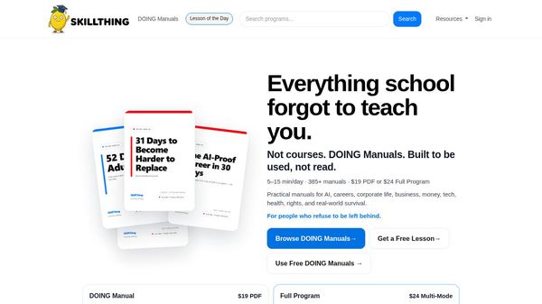 SkillThing — University of DOING