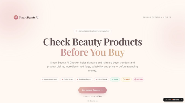 Smart Beauty AI Checker