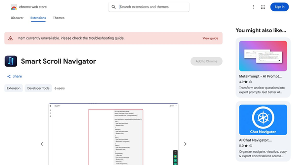 Smart Scroll Navigator