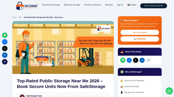 Smart & Secure Storage Units