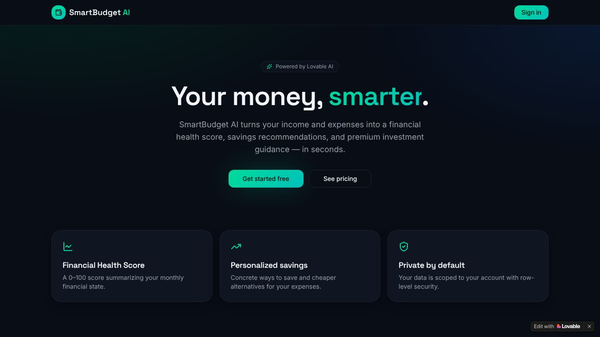 SmartBudget AI