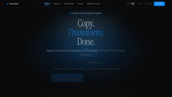 SmartClick-Instant AI for your clipboard